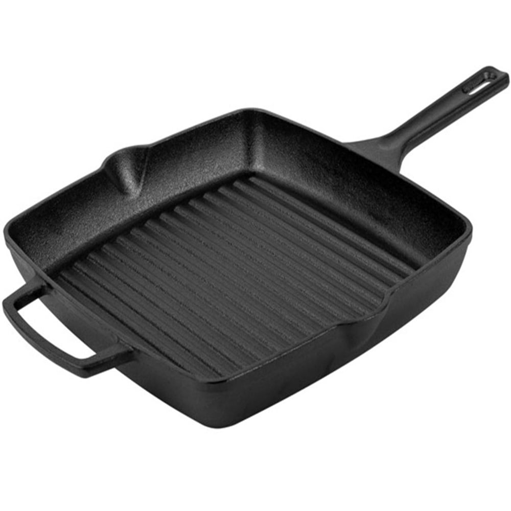 Nadiya x Prestige 27cm Cast Iron Square Grill Pan