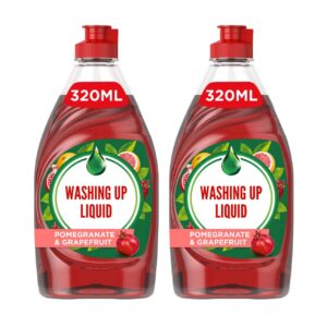 Washing Up Liquid 320ml – Pomegranate - Pack of 2