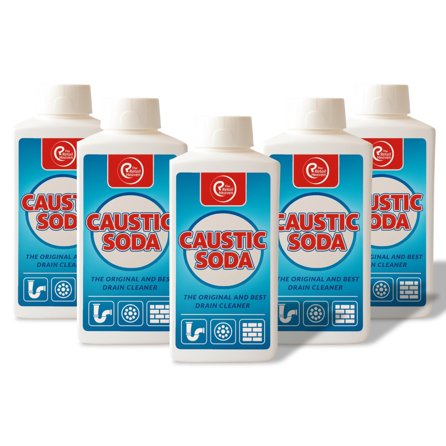 The Retail Heaven - Caustic Soda - Pack of 5