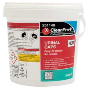 CleanPro+ Urinal Caps H37 5 Caps (Pack of 1)