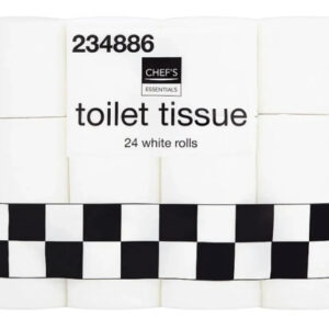 Chef's Essentials Toilet Tissue 24 White Rolls