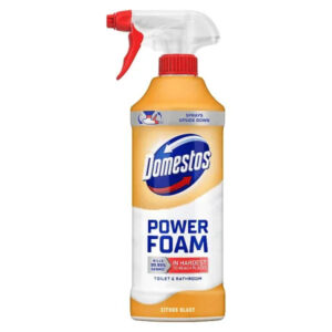 Domestos Toilet & Bathroom Cleaner Spray Power Foam Citrus Blast 450 ml