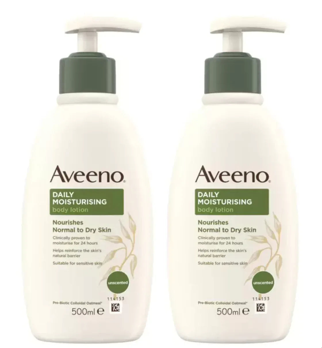 Aveeno Daily Moisturising Body Lotion Bundle 2 x 500ml