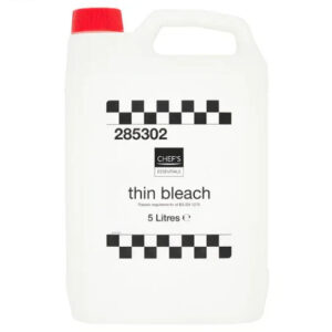 Chef's Essentials Thin Bleach 5 Litres (Pack of 3)